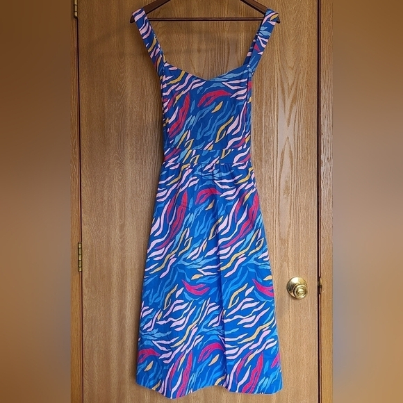 Heroines Fanta Funkywave Colorful Sleeveless Dress - Picture 1 of 9